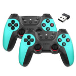 KM-029   2.4G One for Two Doubles Wireless Controller Support PC / Linux / Android / TVbox, KM-029 (Vitality Orange), KM-029 (Rose Pink), KM-029 (Lemon Yellow), KM-029 (Mountain Blue), KM-029 (Battle Gray), KM-029 (Elegant Silver), KM-029 (Mint Green) ...