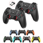 KM-029   2.4G One for Two Doubles Wireless Controller Support PC / Linux / Android / TVbox, KM-029 (Vitality Orange), KM-029 (Rose Pink), KM-029 (Lemon Yellow), KM-029 (Mountain Blue), KM-029 (Battle Gray), KM-029 (Elegant Silver), KM-029 (Mint Green) ...