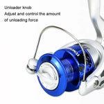 YUMOSHI SA Series Spinning Reel Plastic Head Fishing Reel Fishing Rod Reel, SA1000, SA2000, SA3000, SA4000, SA5000, SA6000, SA7000