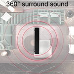 BT809S Desktop Long Gaming Bluetooth Speaker Computer USB Plug-in Intelligent Ambient Light Audio