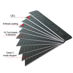 KAKC-18 Black Blade Cutter Blade 18mm Wall Cutter Blade, Specification:, 10pcs /Box, 100pcs /Box