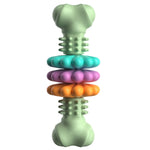 BG5056 TPR Pet Chewing Toys Bone Shape Dog Teething Stick, BG5056 (Blue), BG5056 (Pink), BG5056 ( Green)