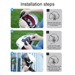 LX1 Motorcycle Half Helmet Waterproof Wireless 5.3 Bluetooth Headset, English