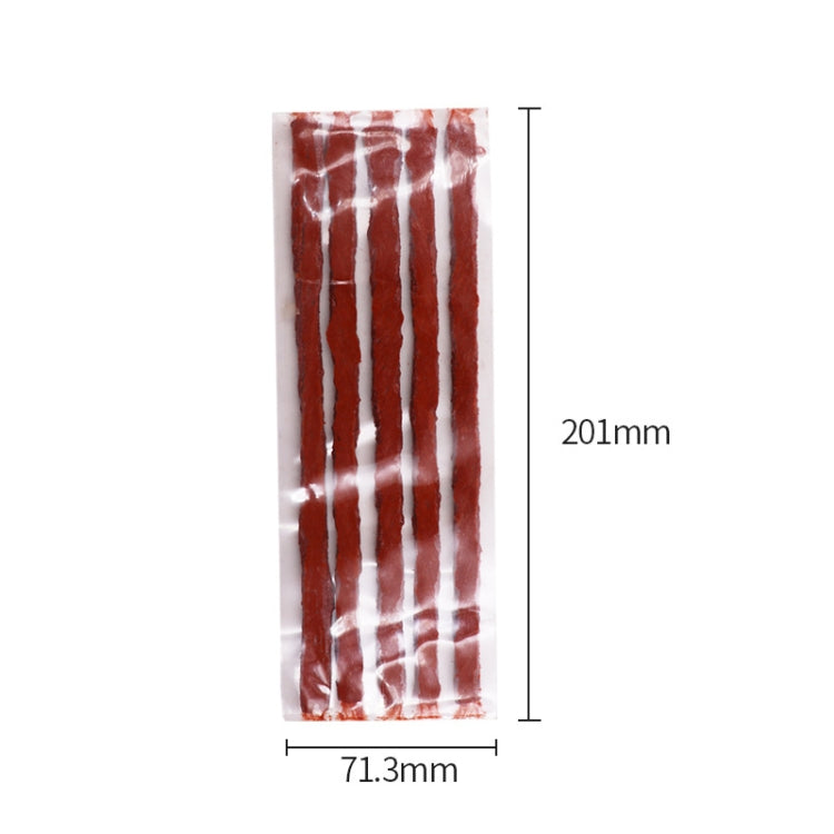 5pcs /Pack Long Car Fast Tire Patch Adhesive Strips Motorcycle Bike Adhesive Strip Tire Repair Tools, 10sets Long