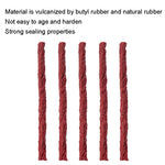 5pcs /Pack Long Car Fast Tire Patch Adhesive Strips Motorcycle Bike Adhesive Strip Tire Repair Tools, 10sets Long