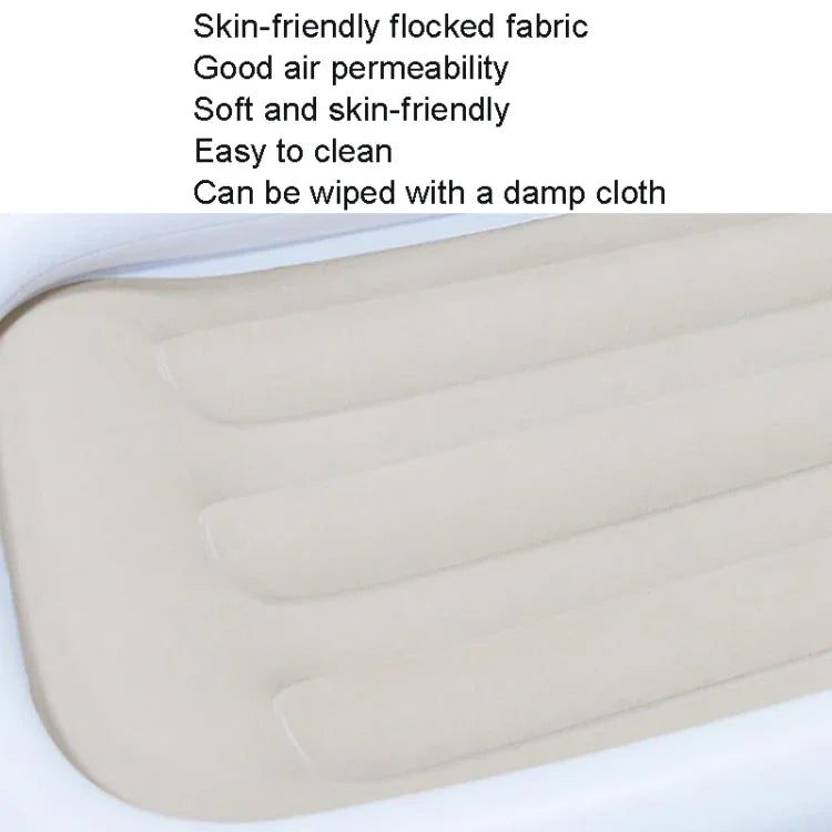 Outdoor Travel Baby Inflatable Bed Children Car Rear Folding Bed Aircraft Inflatable Mattress, Gray, Gray+Seat Belt, Gray+Inflator, Gray+Storage Bag, Gray+Inflator+Storage Bag+Seat Belt, Gray+CN Plug Inflatable Pump+Storage Bag+Seat Belt