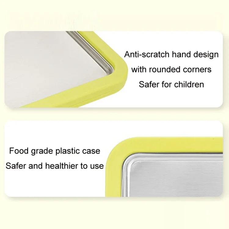 Mini Household Fried Yogurt Machine Children Homemade DIY Fried Ice Tray, Stainless Steel Green 26x21cm, Stainless Steel White 26x21cm, Stainless Steel Pink 22.5x17.5cm, Stainless Steel White 22.5x17.5cm, Aluminum Alloy White 22.5x17.5cm