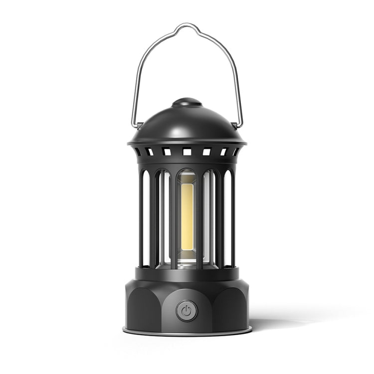 Battery Model COB Portable Outdoor Camping Lamp Atmosphere Tent Lamp Retro Lamp, Battery Small Green, Battery Small Black, Battery Small Beige, Battery Small Red, Battery Large Black, Battery Large Beige, Battery Large Green, Battery Large Red