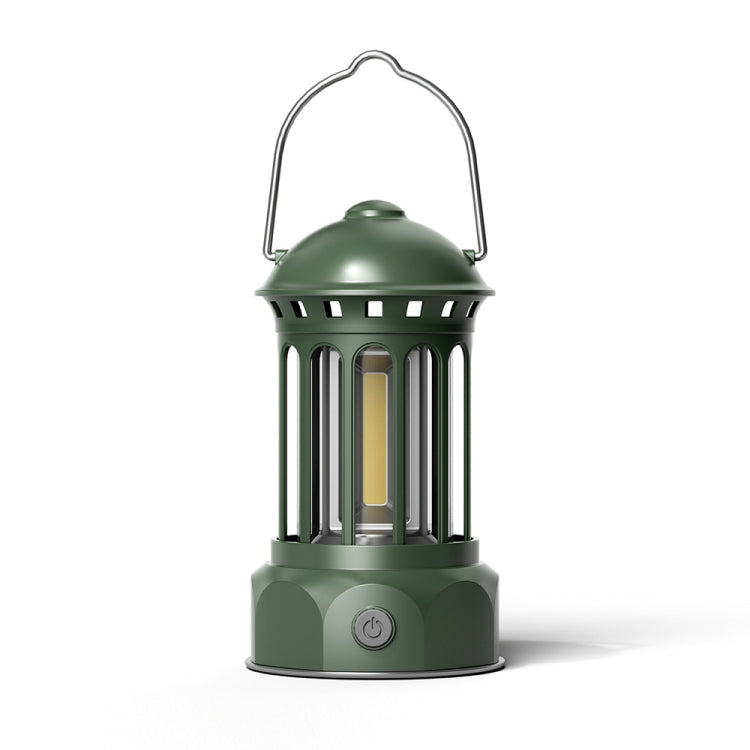 Battery Model COB Portable Outdoor Camping Lamp Atmosphere Tent Lamp Retro Lamp, Battery Small Green, Battery Small Black, Battery Small Beige, Battery Small Red, Battery Large Beige, Battery Large Black, Battery Large Green, Battery Large Red