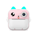 Children Instant Camera Mini Thermal HD Printer Video Photo Digital Camera, Standard  Blue, Standard Pink, 16G  Pink, 16G Blue, 32G  Pink, 32G Blue
