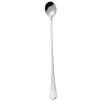 304 Stainless Steel Long Handle Thickened Round Spoon Coffee Ice Drink Mixing Spoon, Stainless Steel Color