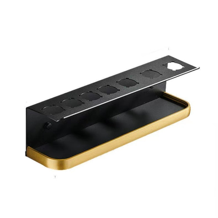 For Dyson Airwrap Wall-Mounted Shelf Storage Rack, A Type Black Gold, B Type Black Gold, A Type Black, B Type Black, C Type Flip Down, C Type Flip Up