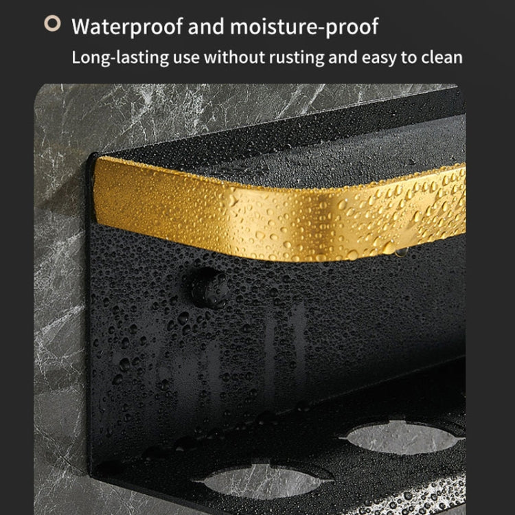 For Dyson Airwrap Wall-Mounted Shelf Storage Rack, A Type Black Gold, B Type Black Gold, A Type Black, B Type Black, C Type Flip Down, C Type Flip Up