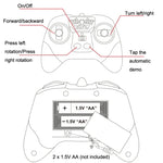 2.4G Amphibious Stunt Remote Control Car Double-sided Rolling Driving Children Electric Toys, Red, Green