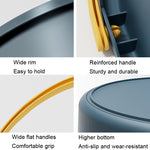 Small 4.6L Folding Thickened Portable Plastic Bucket Outdoor Fishing Barrel Car Travel Wash Barrel, Small 5L