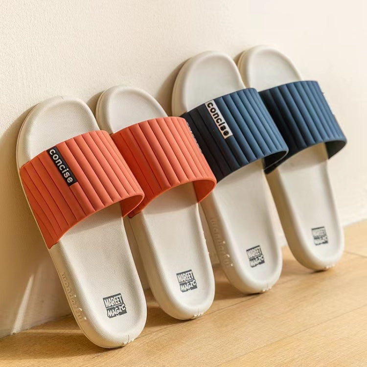 Men and Women Slippers Bathroom Bath Flip Flops Indoor Soft Sole Sandals, 42/43