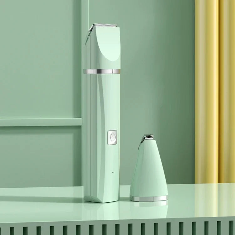 Pet Shaver Cat Dog Paw Hair Clipper Electric Fader, 2 in 1 Green, 3 in 1 Green, 4 in 1 Green, 2 in 1 White, 3 in 1 White, 4 in 1 White