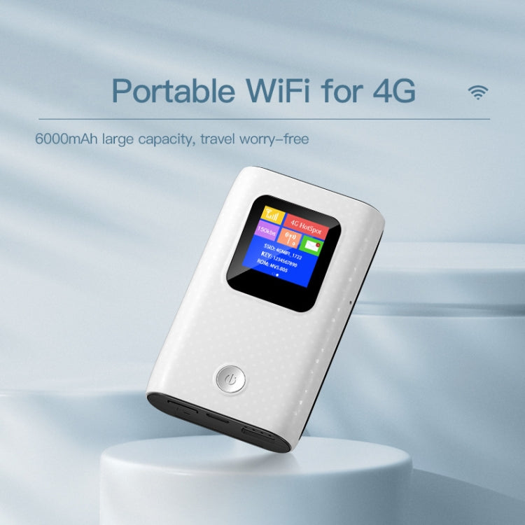 4G LTE WIFI Router Portable 6000mAh Charging Treasure Wireless Hotspot 150Mbps Pocket Mobile Modem, MF905C Asia, MF905C EU