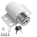 Door And Window Limit Lock Sliding Door Retainer Child Safety Lock, White No Screw, Silver No Screw, Black No Screw, White With Screw, Silver With Screw, Black With Screw