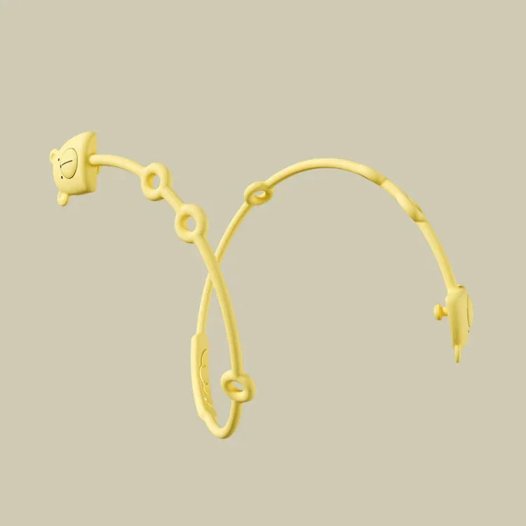 Bear Silicone Pacifier Chain Toddler Teether Toy Anti-fall Rope Pacifier Clip