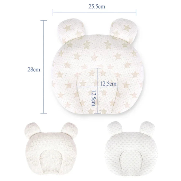 0-1 Year Old Baby Pillow Anti-Head Deflection Shaped Children Pillow, Love Silk Floss Filling, Bear Silk Floss Filling, Pentagon Silk Floss Filling, Love Latex Filling, Bear Latex Filling, Pentagon Latex Filling