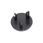 UK 3-Hole Baby Socket Protection Cover, Round Black, Round Transparent, Pear Shaped White