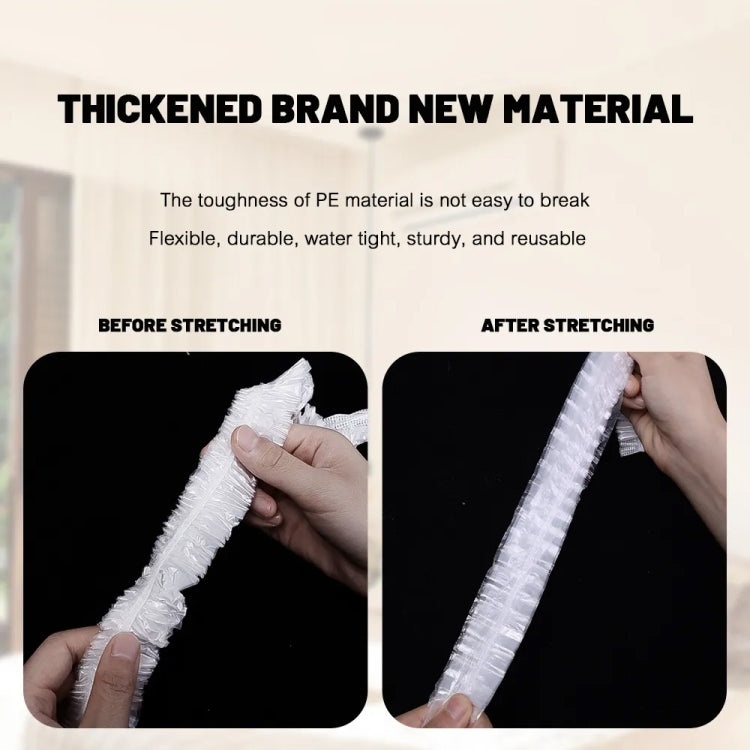 10pcs /Bag Air Conditioner Dust Cover Disposable Indoor Unit Cover Large Elastic Bag, 70x145cm