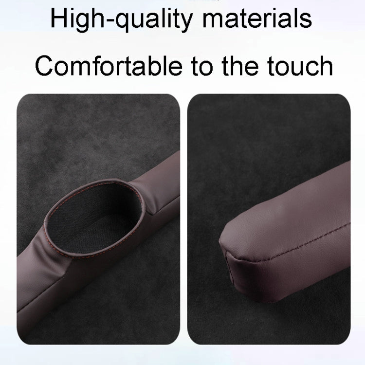 1pair Car Seat Storage Organizer Seat Anti Leakage Seam Fillers, Storage Black, Storage Dark Coffee