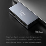 Type-C Docking Station Computer Charging Data Port Power Adapter, 2 x Type-C Female to 2 x Type-C Male, 2 x Type-C Female to Type-C Male
