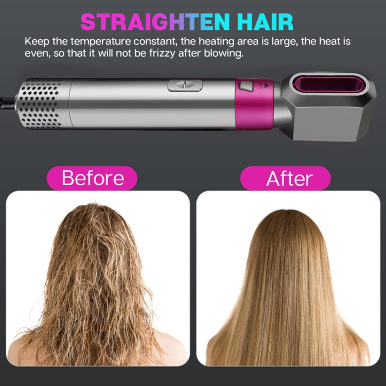 5 In 1 Hot Air Comb Automatic Curling Iron Square Model Hair Styling Comb Curling And Straightening, US Plug, EU Plug, UK Plug, AU Plug