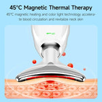 Electrical Neck Beauty Instrument Neck Massager Face Beauty Device, Oval