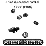 Bbdd Pod Temporary License Card Hidden Retro Parking Plate