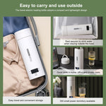 300W 500ml Electric Heating Water Cup Smart Boiling Kettle Temperature Control Kettle, SUS304 US Plug, SUS316 US Plug, SUS304 UK Plug, SUS316 UK Plug, SUS304 EU Plug, SUS316 EU Plug