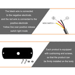 12W Car Side Signal Warning Light 24 LED Strobe Light