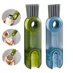 3 In 1 U Shaped Cup Lid Cleaning Brush Water Bottle Cover Groove Cleaner
