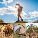 16x52 High Definition Outdoor Bird Viewing Monocular Telescope, 16x52 Prism, 16x52 Green Film, 16x52 without Bag, 16x52 with Clip+Tripod