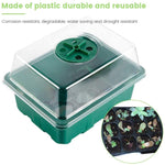 1pcs/set 12-hole Thickened Adjustable Breathable Cover Seedling Box, 1pcs/set 12-hole