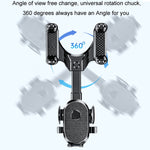 Car Rearview Mirror Mobile Phone Holder Multifunctional AR Navigation Support Bracket