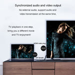 JINGHUA DP Male To HDMI Female Adapter Video Audio Connector, 1080P Universal Version, 4K Universal Version