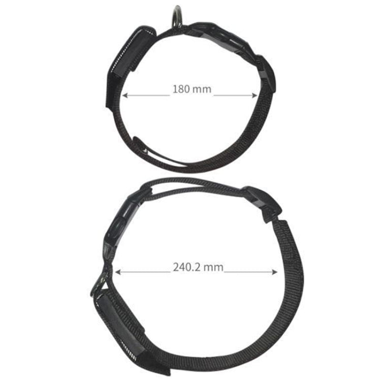 LED Display Pet Collar Rechargeable High Visibility DIY Single Color Collar