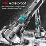 Strong Light Flashlight USB Rechargeable LED Super Bright Long-range Outdoor Lighting