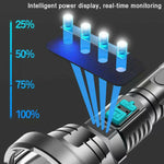 Strong Light Flashlight USB Rechargeable LED Super Bright Long-range Outdoor Lighting