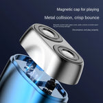 Double-head Mini Magnetic Shaver Portable Men Electric Shaver
