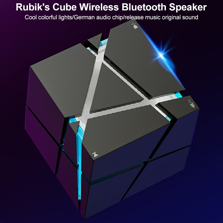 Qone Cube AI Smart Voice-Controlled Bluetooth Speaker RGB Light Mini Wireless Audio, AI Voice-Controlled (Black), AI Voice-Controlled (White), AI Voice-Controlled (Blue), AI Voice-Controlled (Pink)