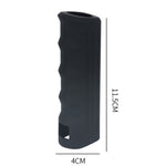 Automotive Universal Silicone Handbrake Handle Cover Brake Handle Decorative Protective Sleeve, Straight Sleeve, Oblique Sleeve