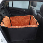 Car Single Seat Waterproof Pet Seat Protective Pad, Orange Cloud, Purple Cloud, Green Cloud