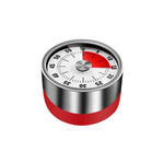 Kitchen Stainless Steel Mechanical Timer Student Time Management Reminder Baking Alarm Clock