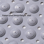 PVC Bathroom Non-slip Mat Thickened Massage Water-proof Foot Mat, 36x68cm, 40x102cm, 58x88cm