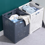 Foldable Dirty Clothes Basket Wall Mounted Bathroom Dirty Clothes Storage Frame Plastic Laundry Basket, Plus Large White, Plus Large Gray, Plus Large Black, Extra Large Black, Extra Large White, Extra Large Gray