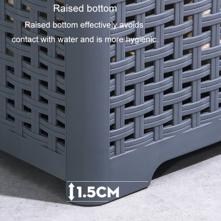 Foldable Dirty Clothes Basket Wall Mounted Bathroom Dirty Clothes Storage Frame Plastic Laundry Basket, Plus Large White, Plus Large Gray, Plus Large Black, Extra Large Black, Extra Large White, Extra Large Gray